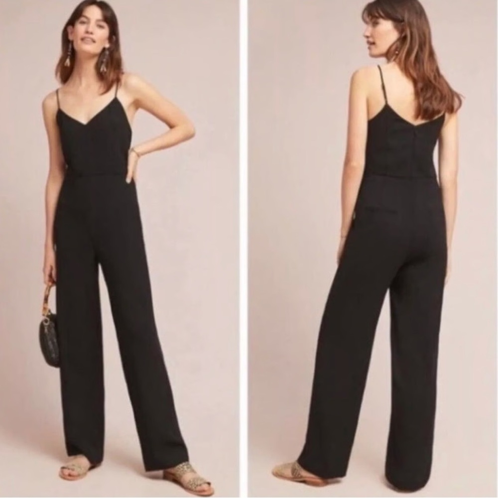 Anthropologie Classic Black Jumpsuit